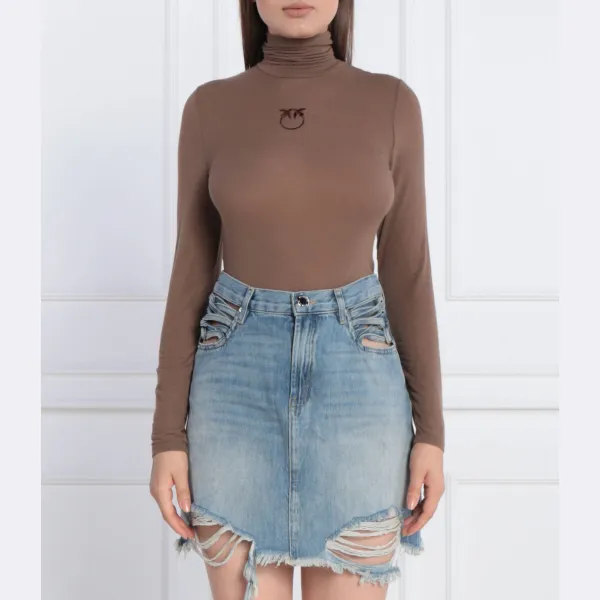 Водолазка стандартного кроя с добавлением кашемира Pinko, коричневый
Водолазка стандартного кроя с добавлением кашемира Pinko, коричневый