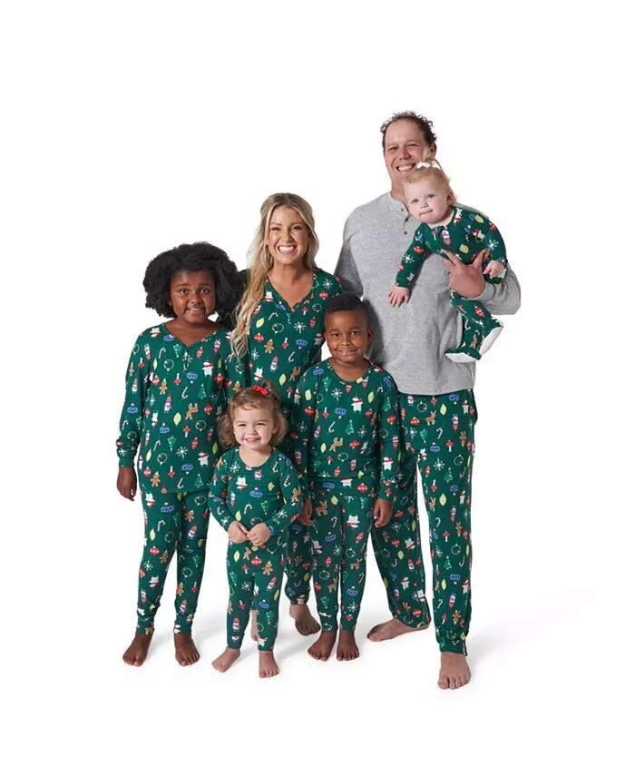 Праздничная семейная пижама для мальчиков-малышей, нейтральная двухкомпонентная пижама Gerber, зеленый
Праздничная семейная пижама для мальчиков-малышей, нейтральная двухкомпонентная пижама Gerber, зеленый