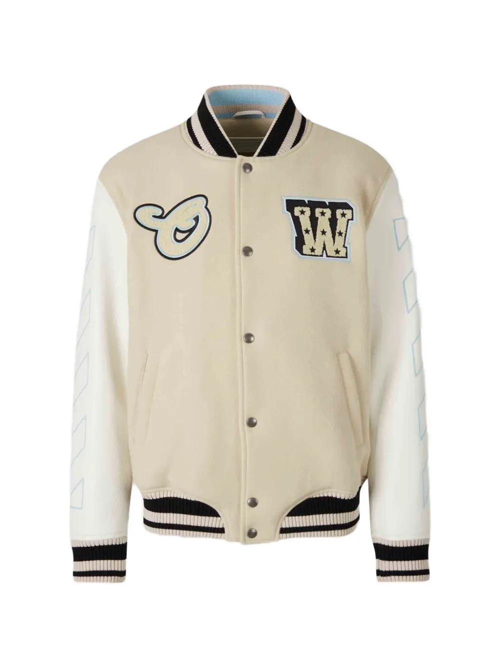 Бомбер с нашивкой-логотипом Off-White, бежевый
Бомбер с нашивкой-логотипом Off-White, бежевый