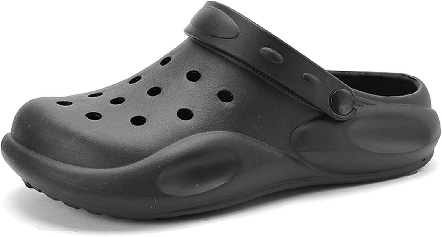 Летние сандалии мужские и женские, сабо, садовая обувь, нескользящие, быстро сохнущие, пляжные, домашние, для душа, мюли с регулируемым каблуком Generic, черный
Летние сандалии мужские и женские, сабо, садовая обувь, нескользящие, быстро сохнущие, пляжные, домашние, для душа, мюли с регулируемым каблуком Generic, черный