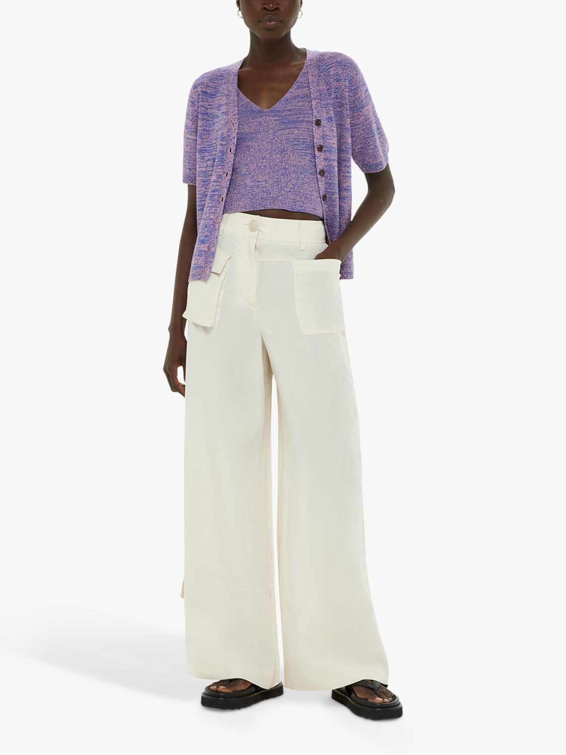 Кардиган с короткими рукавами Whistles, синий/мульти
Кардиган с короткими рукавами Whistles, синий/мульти