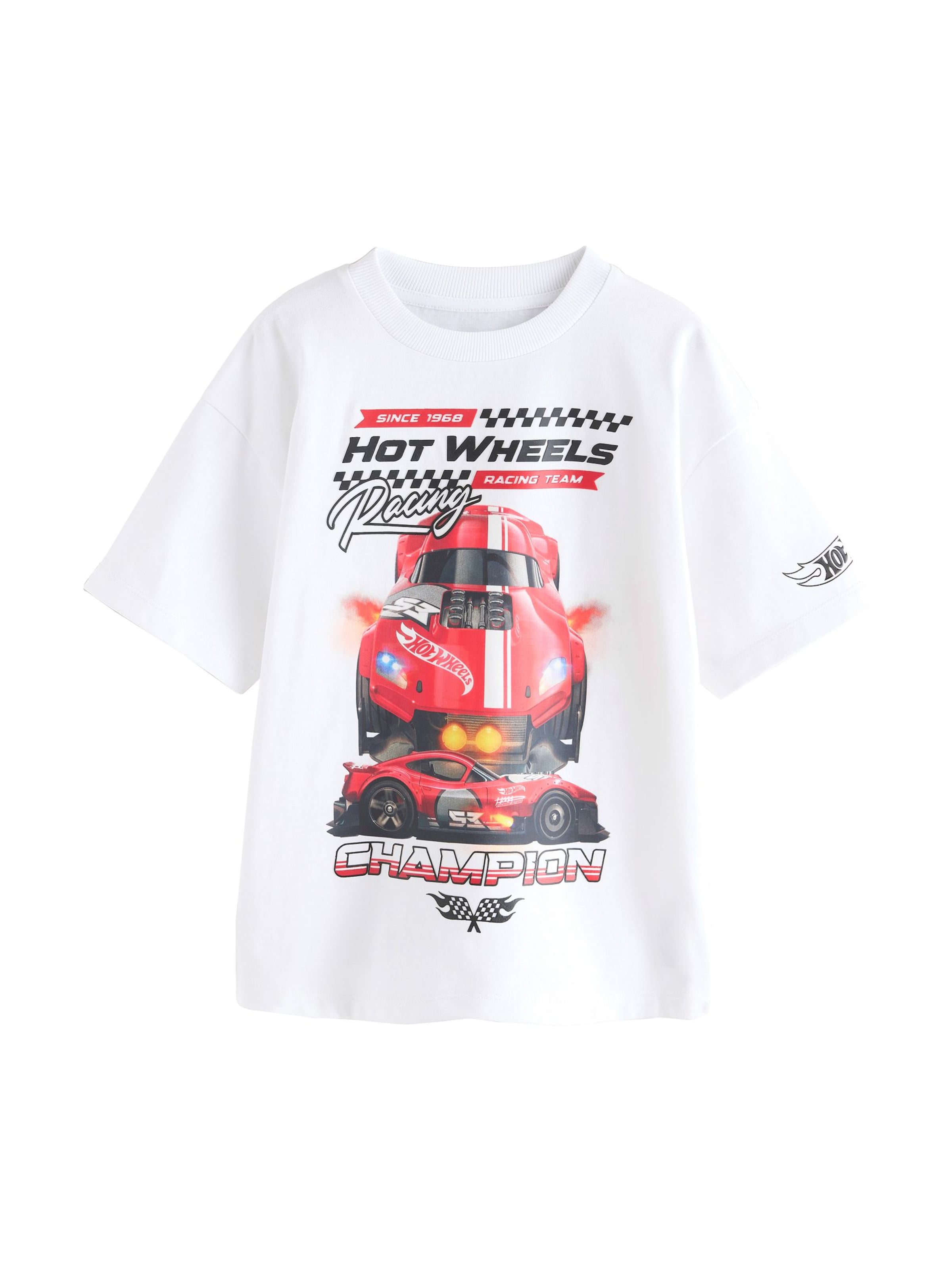 Next Футболка 'Hot Wheels' в белом цвете
Next Футболка 'Hot Wheels' в белом цвете