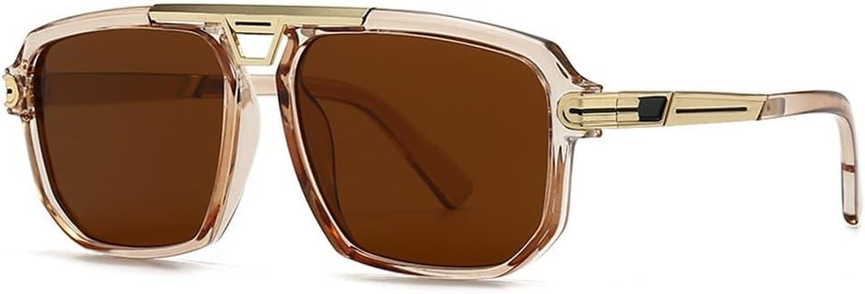 Популярные модные квадратные мужские солнцезащитные очки в стиле ретро с прозрачными градиентными линзами и защитой от УФ-излучения UV400, женские солнцезащитные очки в стиле панк SKFGNX, Champagne Tea
Популярные модные квадратные мужские солнцезащитные очки в стиле ретро с прозрачными градиентными линзами и защитой от УФ-излучения UV400, женские солнцезащитные очки в стиле панк SKFGNX, Champagne Tea