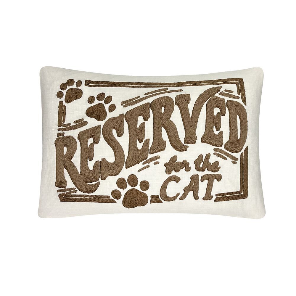 Декоративная подушка Sonoma Goods For Life Reserved For The Cat размером 12 x 18 дюймов, цвет Cat
Декоративная подушка Sonoma Goods For Life Reserved For The Cat размером 12 x 18 дюймов, цвет Cat