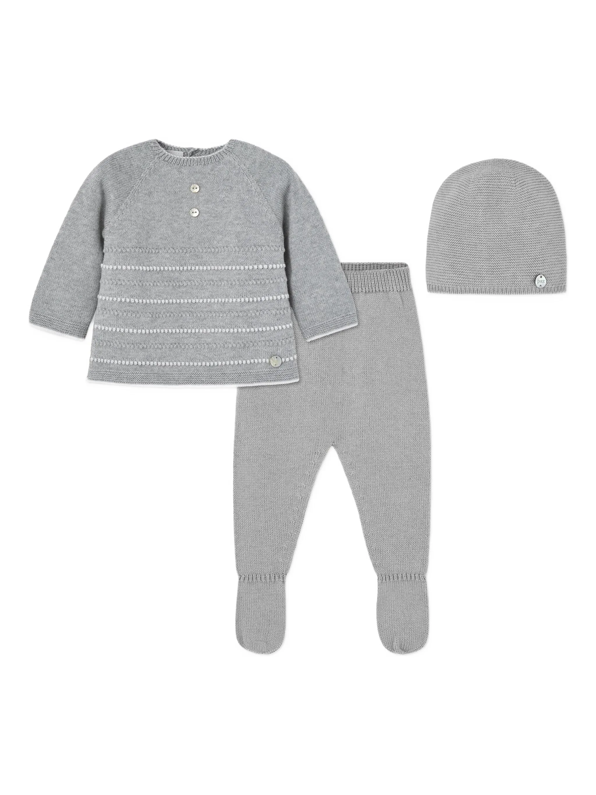 Трикотажный комплект из трех предметов Paz Rodriguez, серый
Трикотажный комплект из трех предметов Paz Rodriguez, серый