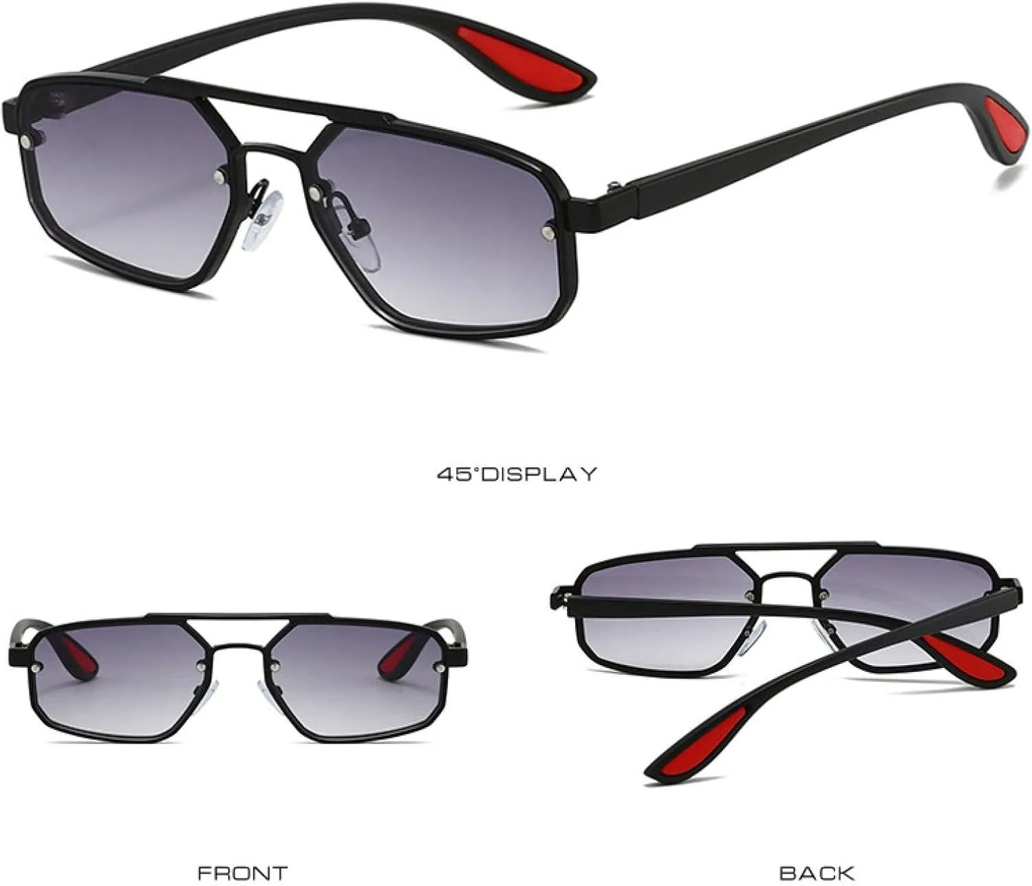 Модные металлические женские солнцезащитные очки с двойной перемычкой, роскошные трендовые мужские солнцезащитные очки Drive Shades UV400 TKKTLLT, Gold Gray Tea
Модные металлические женские солнцезащитные очки с двойной перемычкой, роскошные трендовые мужские солнцезащитные очки Drive Shades UV400 TKKTLLT, Gold Gray Tea