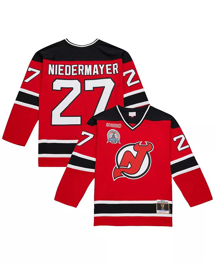 Мужская хоккейная футболка Scott Niedermayer New Jersey Devils красная Big Tall сезона 1999/00 Blue Line 2.0 Mitchell & Ness
Мужская хоккейная футболка Scott Niedermayer New Jersey Devils красная Big Tall сезона 1999/00 Blue Line 2.0 Mitchell & Ness