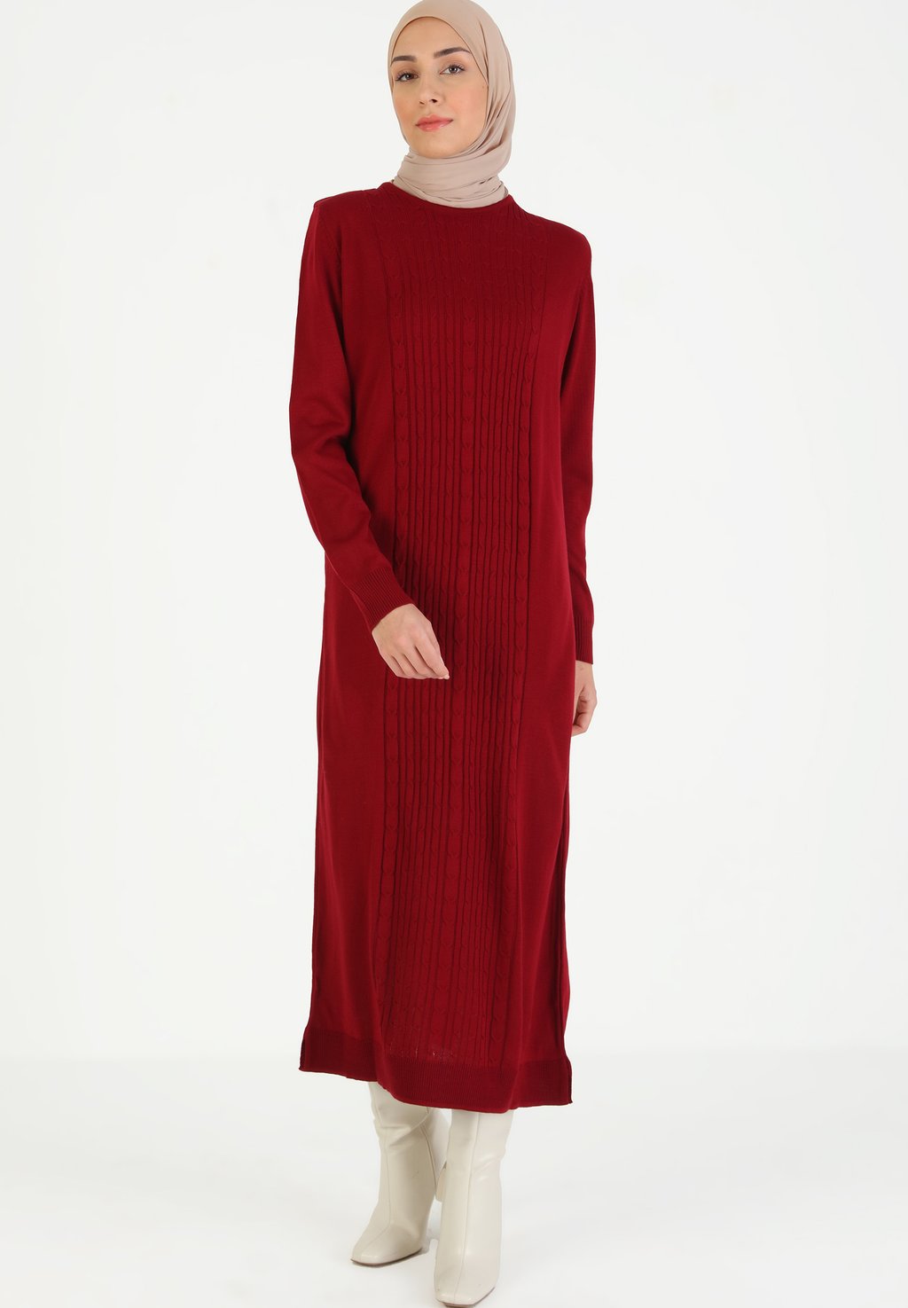 Платье-джемпер TAVIN Modanisa, красный
Платье-джемпер TAVIN Modanisa, красный