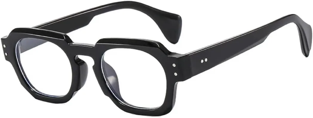 Квадратные солнцезащитные очки для женщин, модные, с прозрачными линзами Ocean, UV400, винтажные, мужские, с заклепками, в стиле панк UATXTAU, Black Clear
Квадратные солнцезащитные очки для женщин, модные, с прозрачными линзами Ocean, UV400, винтажные, мужские, с заклепками, в стиле панк UATXTAU, Black Clear