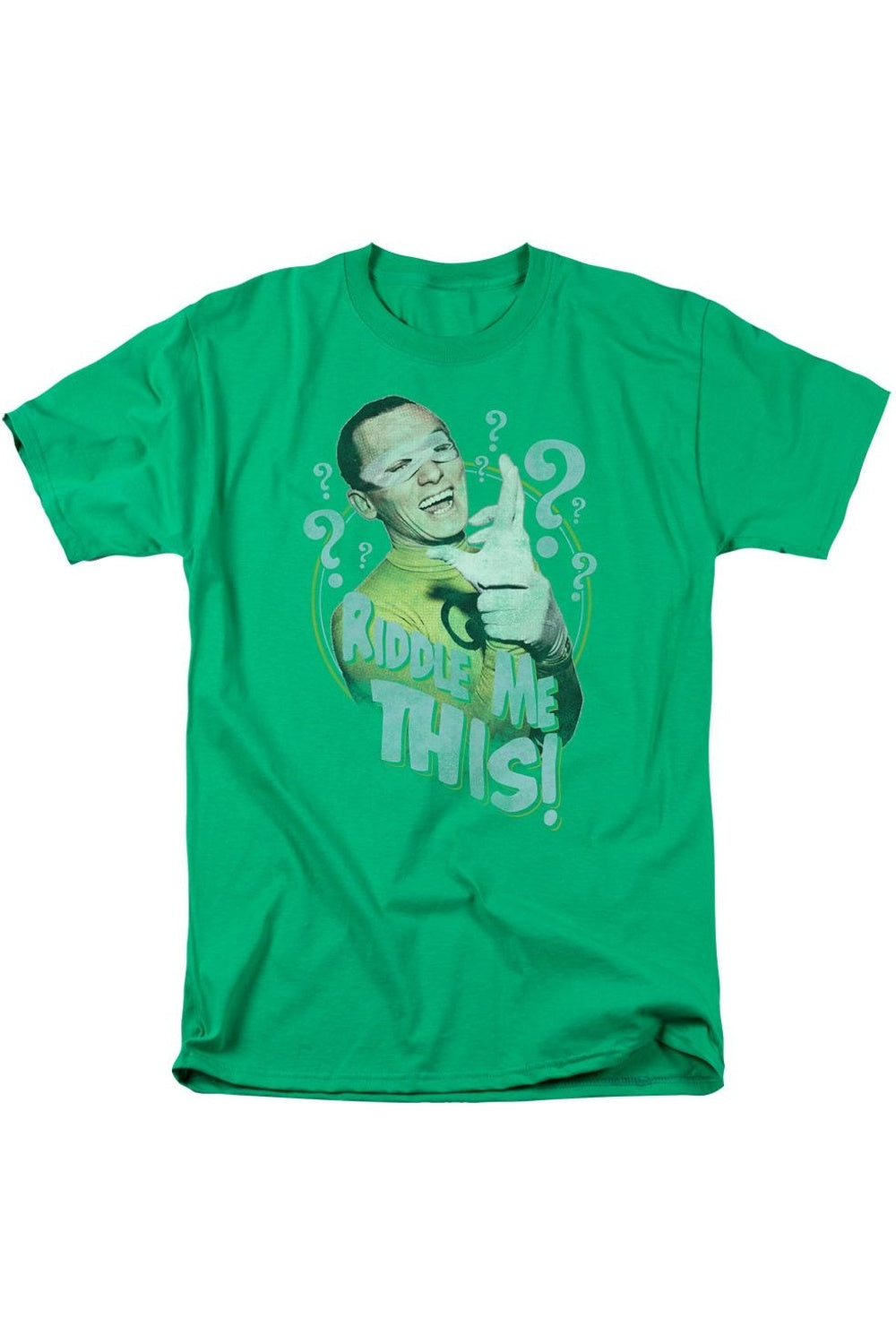 Футболка / футболка для взрослых с коротким рукавом Batman Classic Tv Riddle Me This Gildan, цвет kelly green
Футболка / футболка для взрослых с коротким рукавом Batman Classic Tv Riddle Me This Gildan, цвет kelly green