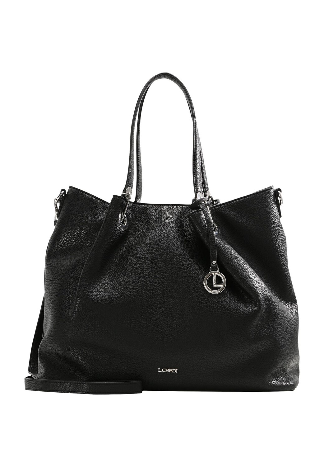 Шопер, эмблема, кулон, однотонный, для женщин L.CREDI, черный
Шопер, эмблема, кулон, однотонный, для женщин L.CREDI, черный
