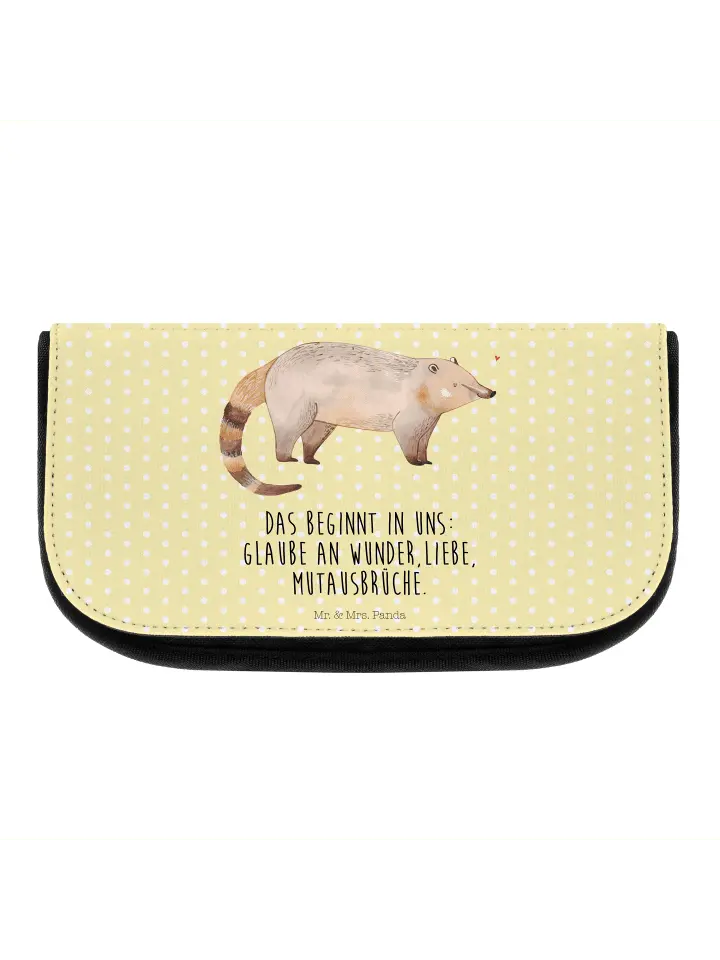 Косметичка Mr & Mrs Panda Nasenbaer, пастельно-желтый
Косметичка Mr & Mrs Panda Nasenbaer, пастельно-желтый