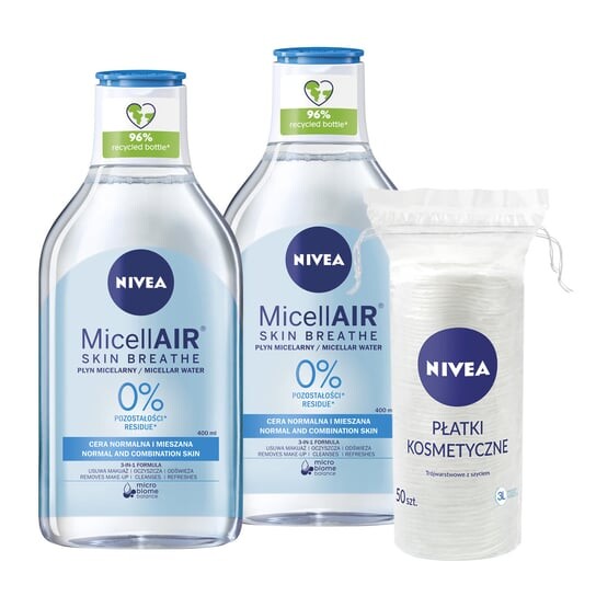 Мицеллярная жидкость для лица NIVEA для нормальной кожи 400мл
Мицеллярная жидкость для лица NIVEA для нормальной кожи 400мл