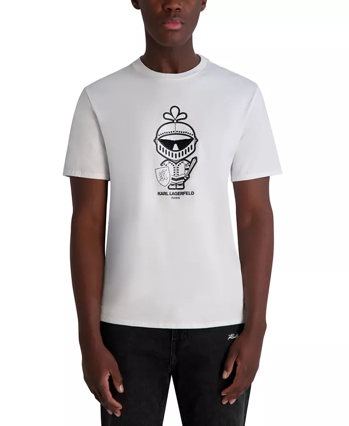 Мужская футболка с принтом Armor Karl KARL LAGERFELD PARIS, белый
Мужская футболка с принтом Armor Karl KARL LAGERFELD PARIS, белый