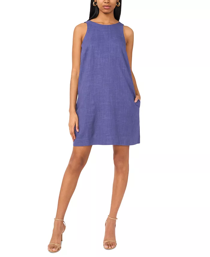 Женское мини-платье-сорочка без рукавов MSK, синий
Женское мини-платье-сорочка без рукавов MSK, синий