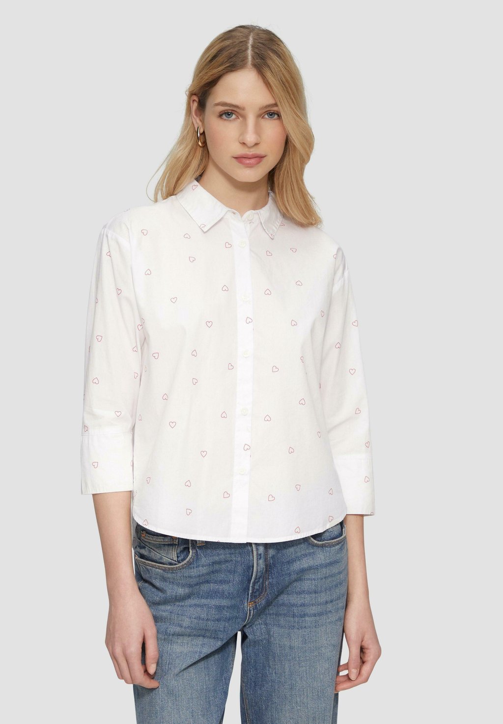 Блузка на пуговицах MET PRINT ALL-OVER QS, белый
Блузка на пуговицах MET PRINT ALL-OVER QS, белый