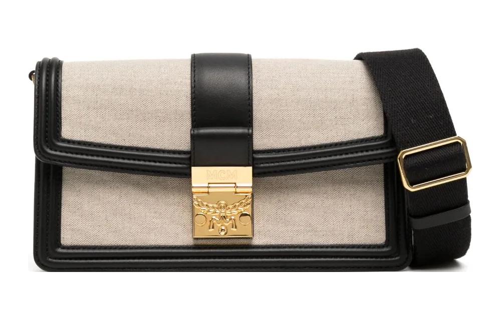 Сумка MCM из кожи и холста, через плечо, маленькая женская
Сумка MCM из кожи и холста, через плечо, маленькая женская