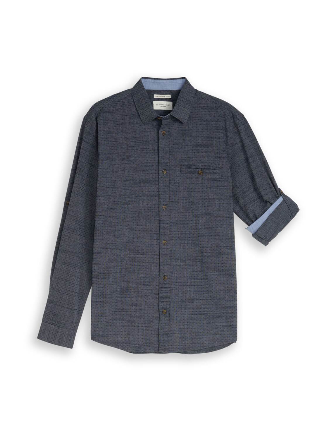 TOM TAILOR Рубашка на пуговицах Regular fit в цвете Navy
TOM TAILOR Рубашка на пуговицах Regular fit в цвете Navy