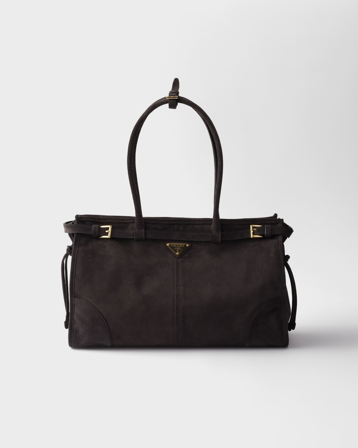 Большая замшевая сумка Prada Bonnie, серый
Большая замшевая сумка Prada Bonnie, серый