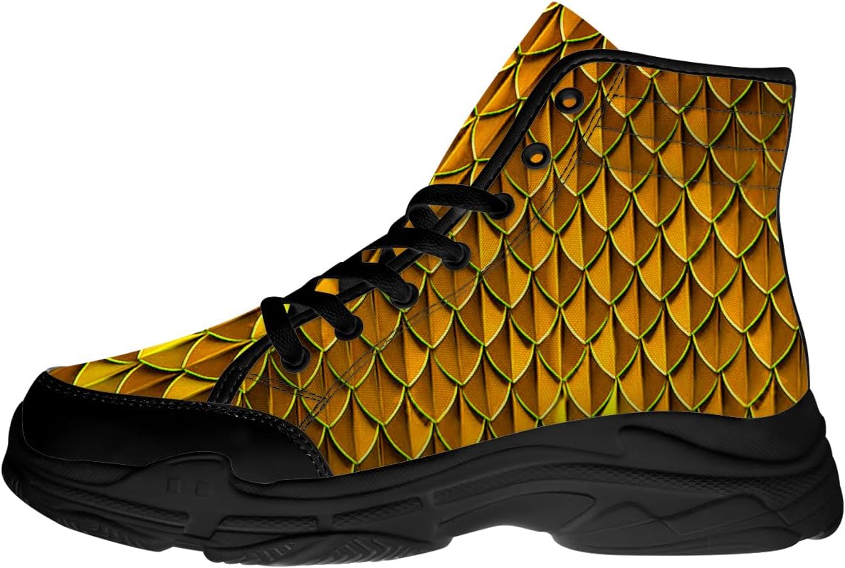 Кроссовки Dragon Scales на высокой платформе для мужчин, тканевые туфли на шнуровке, подарки для него и для нее Generic, желтый
Кроссовки Dragon Scales на высокой платформе для мужчин, тканевые туфли на шнуровке, подарки для него и для нее Generic, желтый