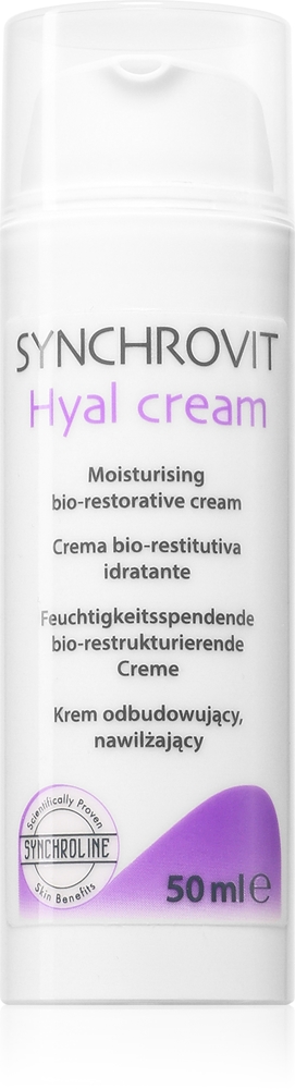 Увлажняющий крем против морщин Synchrovit hyal cream Synchroline, 50 мл
Увлажняющий крем против морщин Synchrovit hyal cream Synchroline, 50 мл