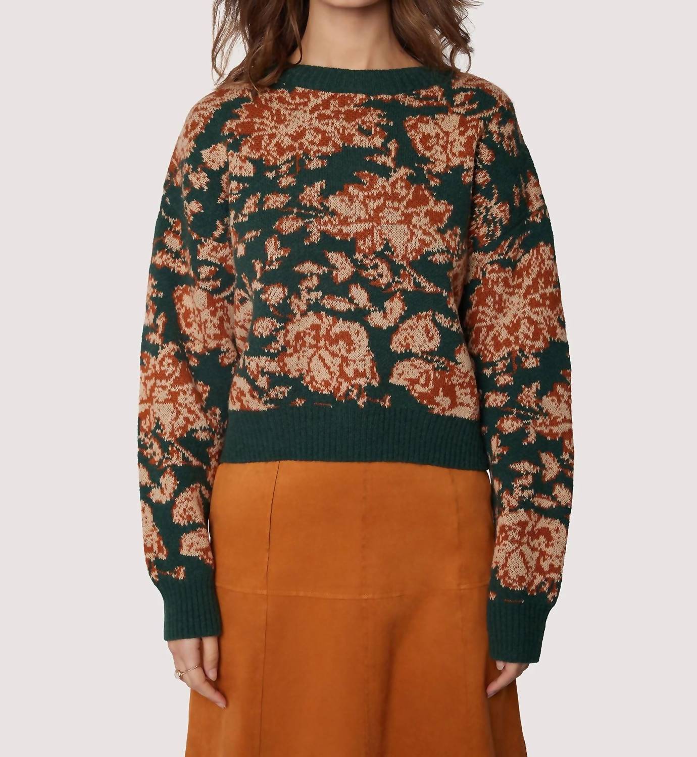 Розетта пуловер в зеленом мультиколоре LOST + WANDER
Розетта пуловер в зеленом мультиколоре LOST + WANDER