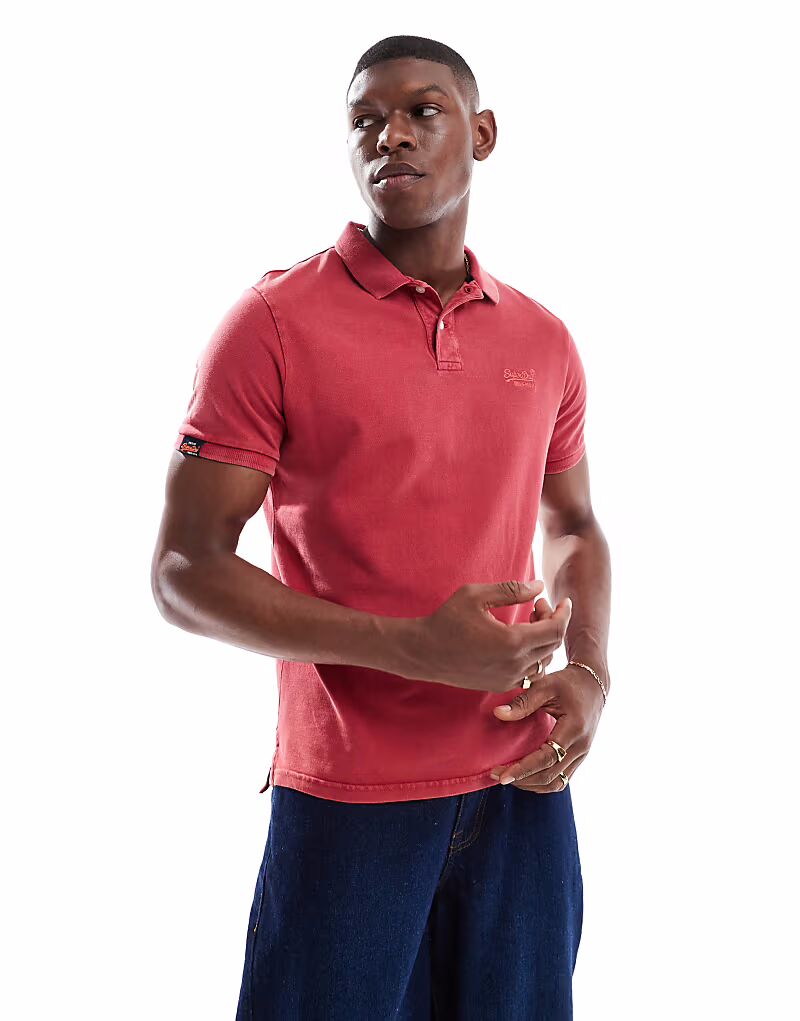 Рубашка поло Superdry Vintage destroy в цвете клюквенно-красный
Рубашка поло Superdry Vintage destroy в цвете клюквенно-красный