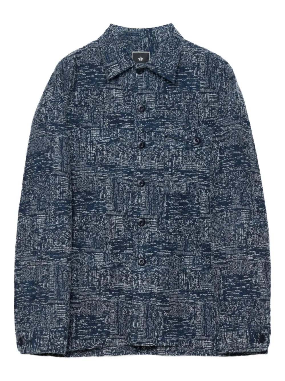 Рубашка из хлопка на пуговицах Maharishi, синий
Рубашка из хлопка на пуговицах Maharishi, синий