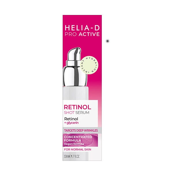 Антивозрастная сыворотка для лица HELIA Retinol, 30 мл
Антивозрастная сыворотка для лица HELIA Retinol, 30 мл