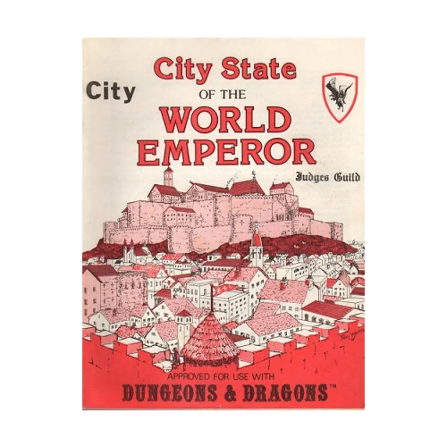 City State of the World Emperor - City Book (1st Printing), Dungeons & Dragons Fantasy Modules (A - C) (Judges Guild), мягкая обложка
City State of the World Emperor - City Book (1st Printing), Dungeons & Dragons Fantasy Modules (A - C) (Judges Guild), мягкая обложка