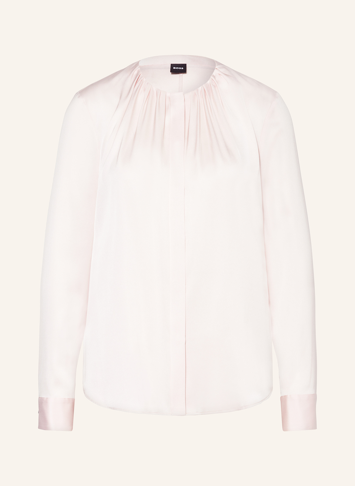 Шелковая блузка банора Boss, розовый
Шелковая блузка банора Boss, розовый