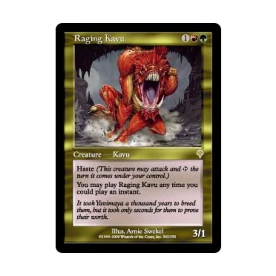 CCG Бешеный Каву (клавиша R), MTG - Invasion
CCG Бешеный Каву (клавиша R), MTG - Invasion