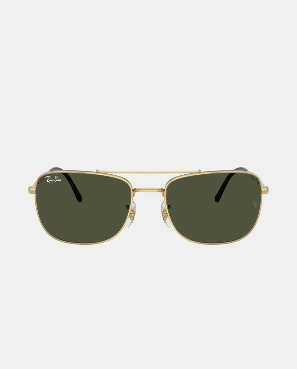 Солнцезащитные очки унисекс прямоугольной формы из металла Ray-Ban, золотой
Солнцезащитные очки унисекс прямоугольной формы из металла Ray-Ban, золотой