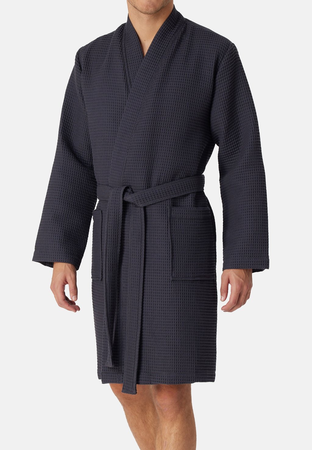 Халат Schiesser, темно-серый 
Халат Schiesser, темно-серый