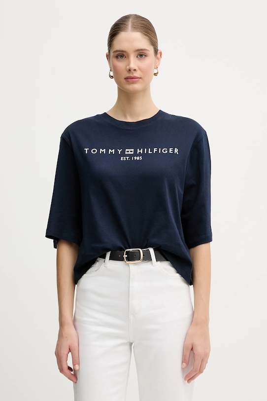 Хлопковая футболка Tommy Hilfiger, темно-синий
Хлопковая футболка Tommy Hilfiger, темно-синий