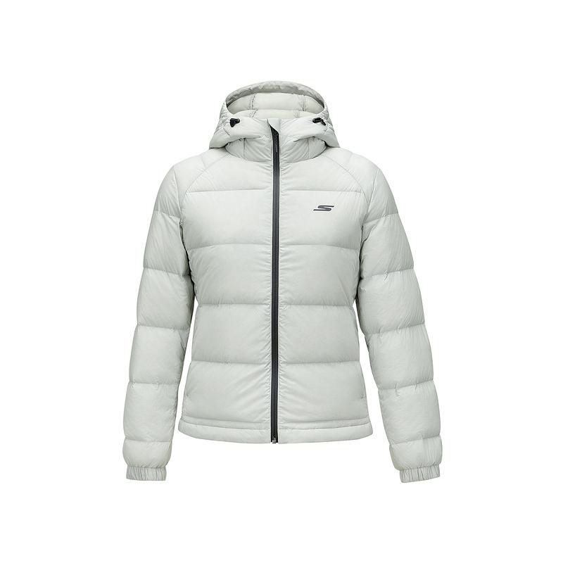 Skechers Серебристая белая женская пуховая куртка, Silver Birch White/00C1
Skechers Серебристая белая женская пуховая куртка, Silver Birch White/00C1