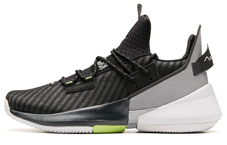 Баскетбольные кроссовки Airspace 2 мужские с низким верхом, черные/туманно-серые/белые Anta 
Баскетбольные кроссовки Airspace 2 мужские с низким верхом, черные/туманно-серые/белые Anta