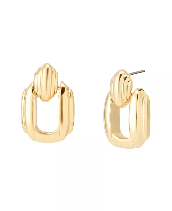 Ребристые серьги-дверные молотки Robert Lee Morris Soho, gold
Ребристые серьги-дверные молотки Robert Lee Morris Soho, gold