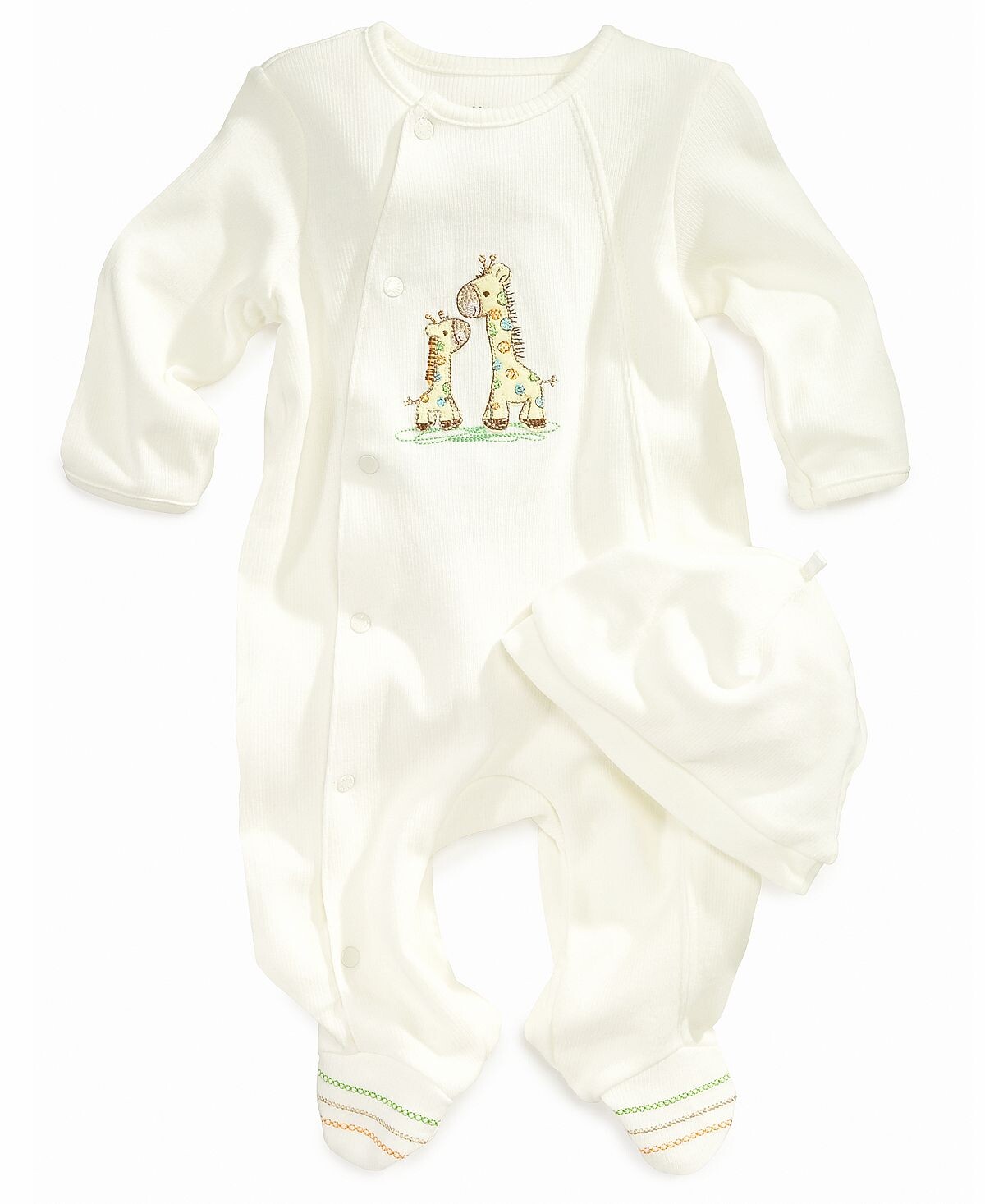 Комбинезон-жираф с шапкой для маленьких мальчиков и девочек, комплект из 2 предметов Little Me 
Комбинезон-жираф с шапкой для маленьких мальчиков и девочек, комплект из 2 предметов Little Me