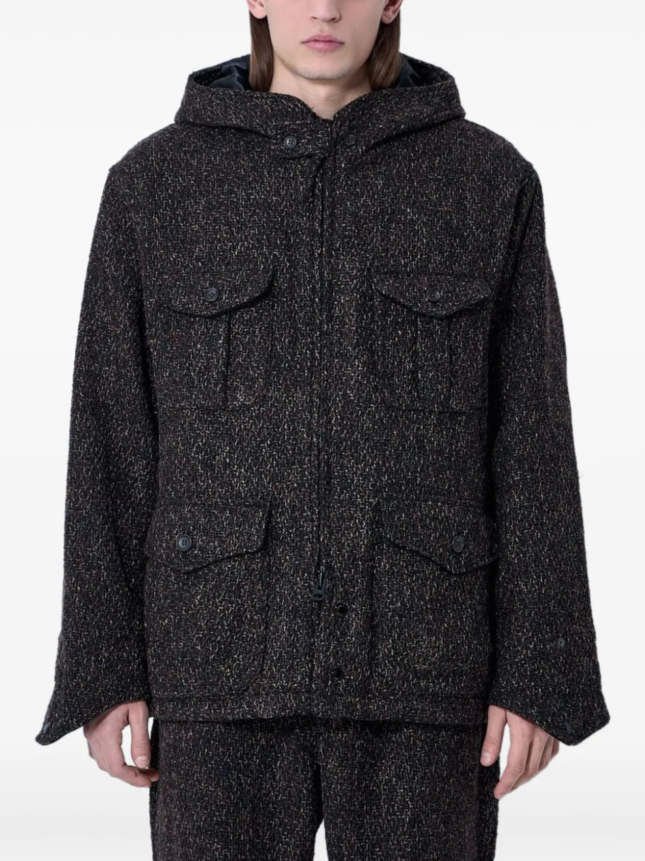 Куртка с эффектом меланжа Engineered Garments, коричневый
Куртка с эффектом меланжа Engineered Garments, коричневый