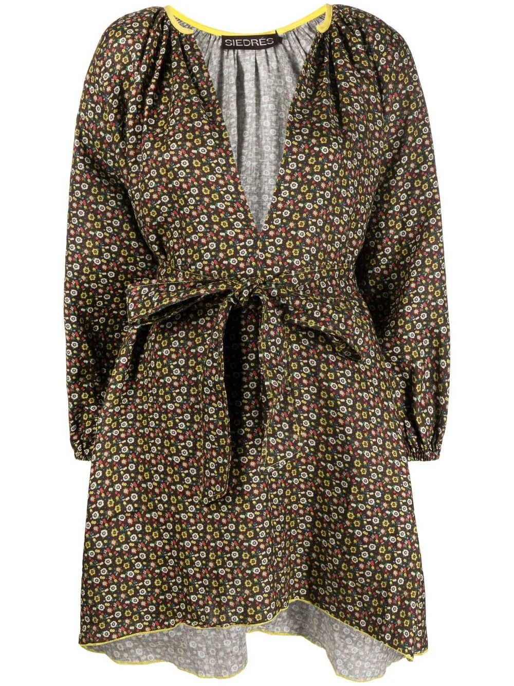 Платье с поясом и цветочным принтом SIEDRES, коричневый
Платье с поясом и цветочным принтом SIEDRES, коричневый