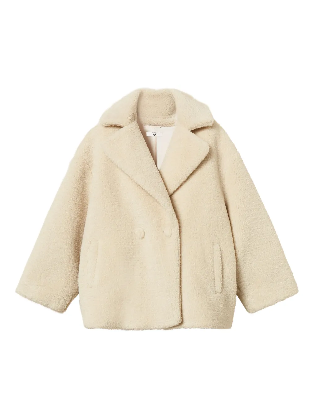 Двубортное пальто Twinset, кремовый
Двубортное пальто Twinset, кремовый