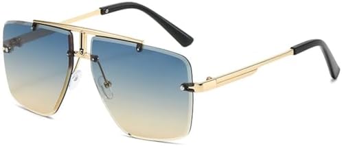 Новые роскошные солнцезащитные очки 2025 года для женщин и мужчин, модные солнцезащитные очки, популярные для вечеринок и вождения, сине-желтые, один размер SAGESWA, One Color
Новые роскошные солнцезащитные очки 2025 года для женщин и мужчин, модные солнцезащитные очки, популярные для вечеринок и вождения, сине-желтые, один размер SAGESWA, One Color