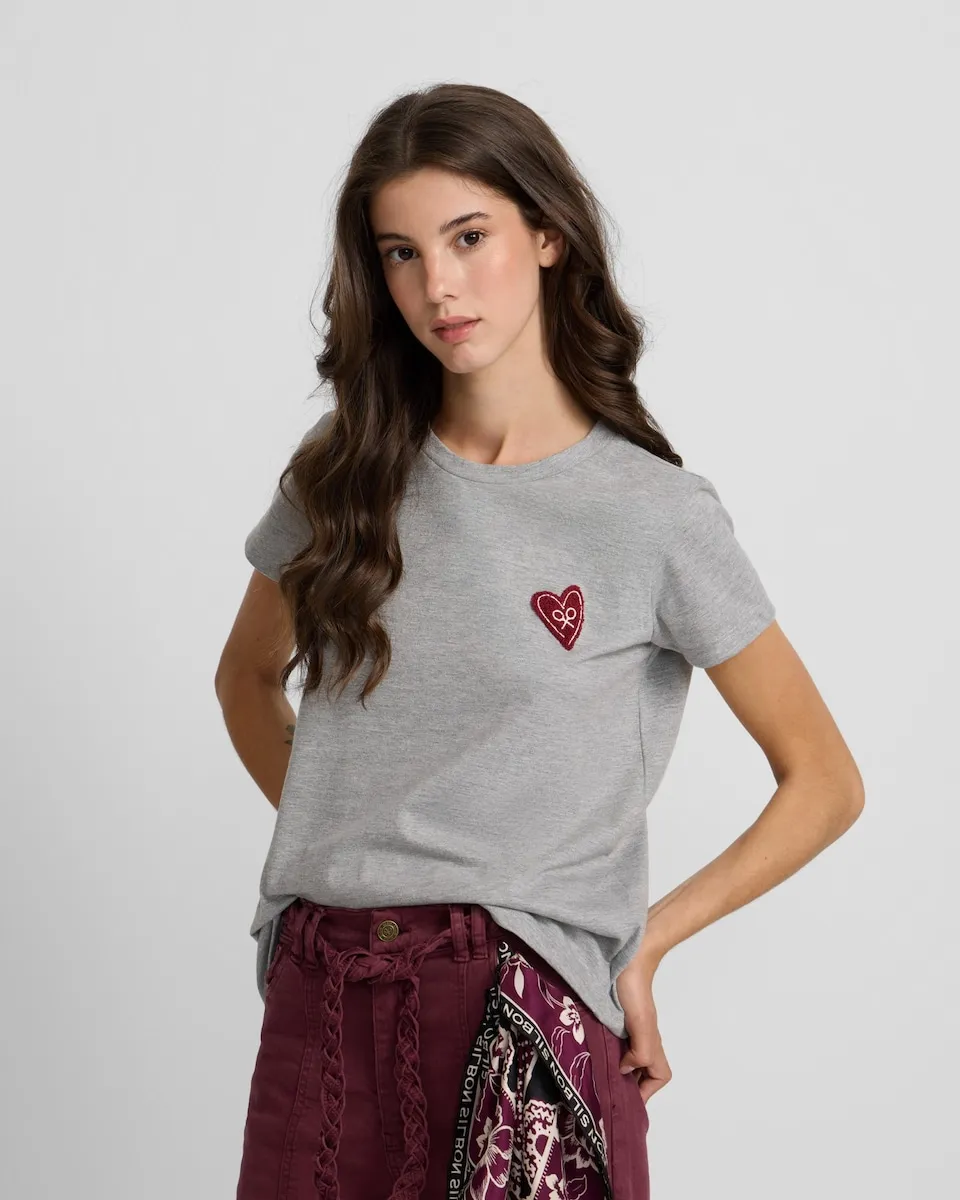 Женская футболка love серая Silbon, серый
Женская футболка love серая Silbon, серый