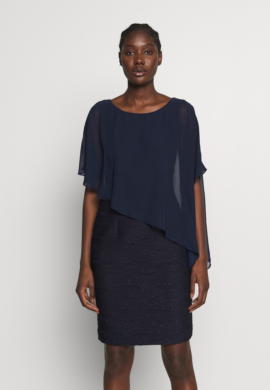 Элегантное платье Swing, темно-синий 
Элегантное платье Swing, темно-синий