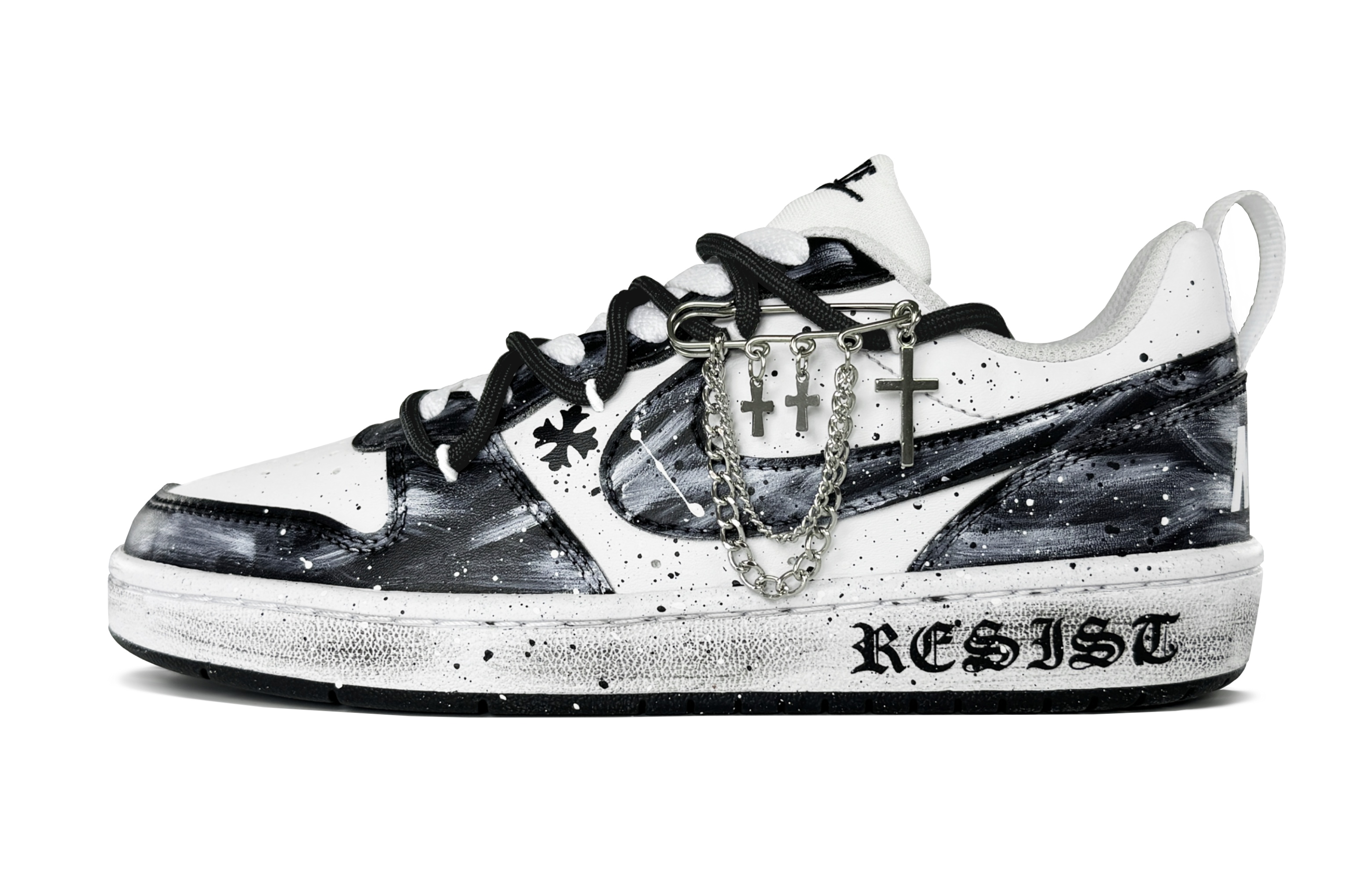 Детские кроссовки для скейтбординга Court Borough Gothic Century с противоскользящим покрытием, износостойкие, низкие, подростковые Nike, черный
Детские кроссовки для скейтбординга Court Borough Gothic Century с противоскользящим покрытием, износостойкие, низкие, подростковые Nike, черный