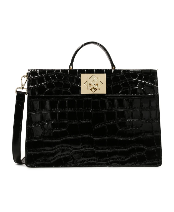 Сумочка в виде портфеля. Kazar, черный
Сумочка в виде портфеля. Kazar, черный