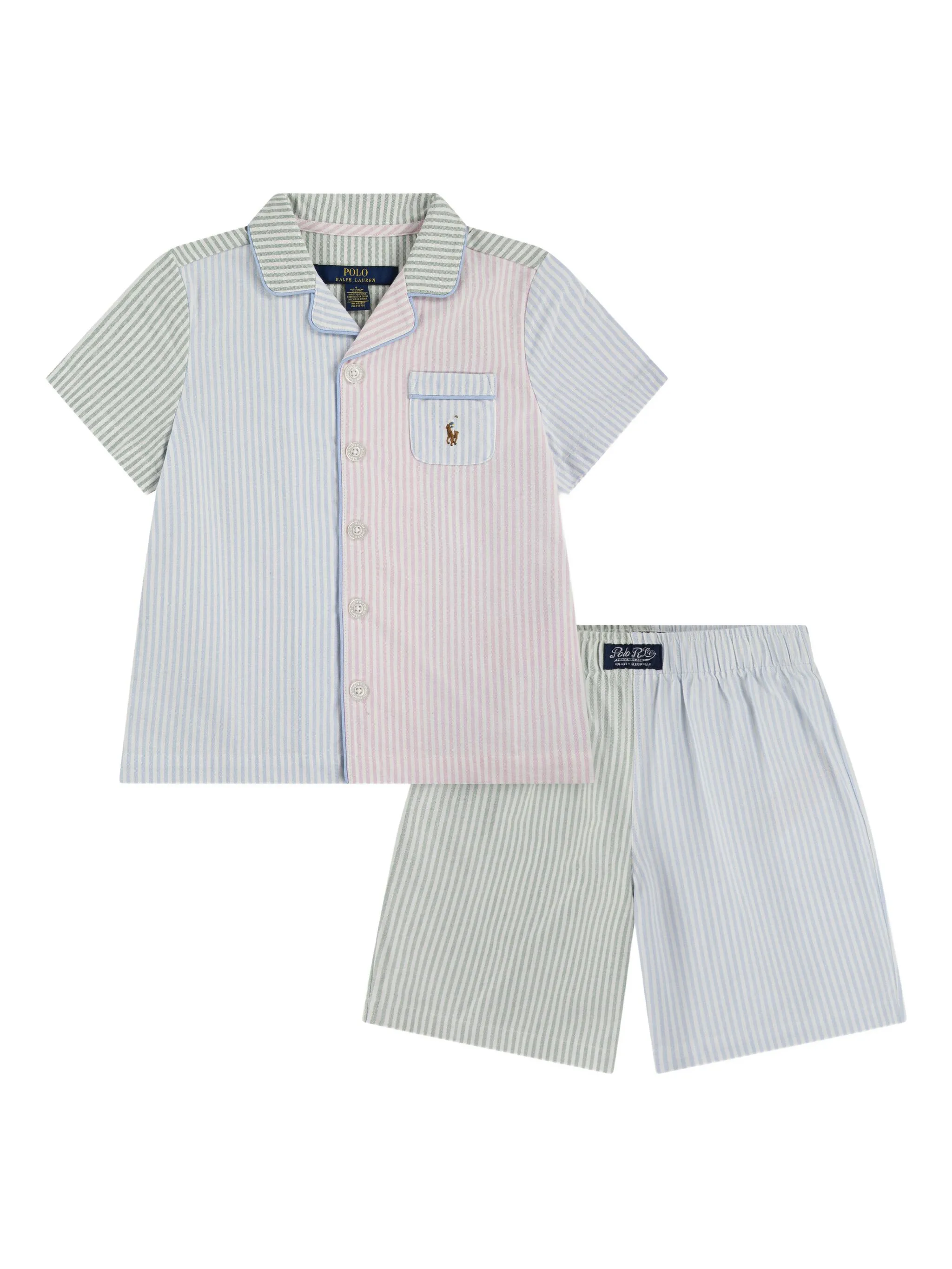 Пижама в полоску Polo Ralph Lauren Kids, зеленый
Пижама в полоску Polo Ralph Lauren Kids, зеленый