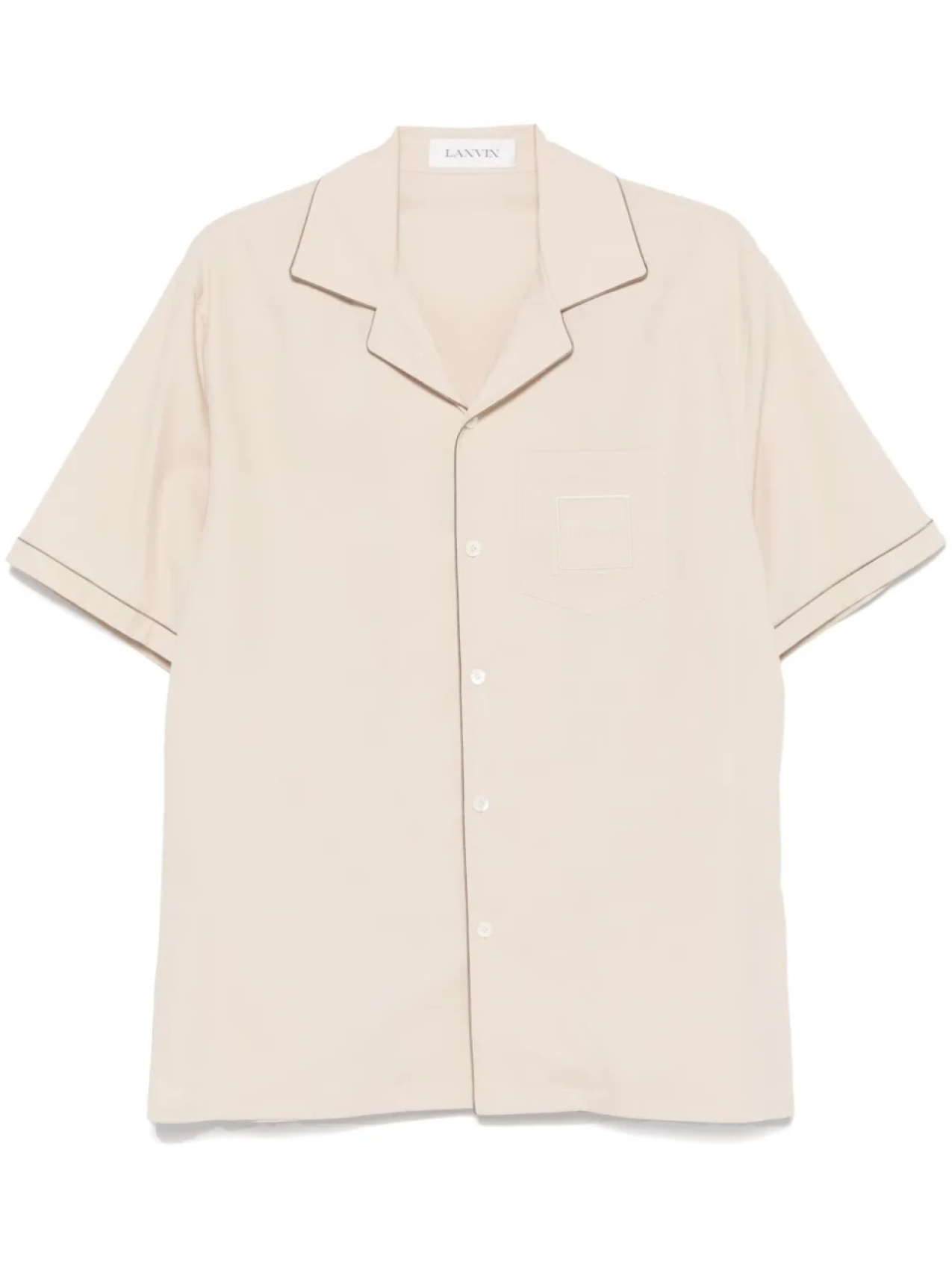 Lanvin рубашка с нашивкой-логотипом, нейтральный
Lanvin рубашка с нашивкой-логотипом, нейтральный