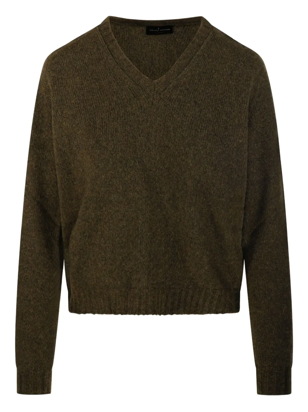 Свитер с V-образным вырезом Roberto Collina, зеленый
Свитер с V-образным вырезом Roberto Collina, зеленый